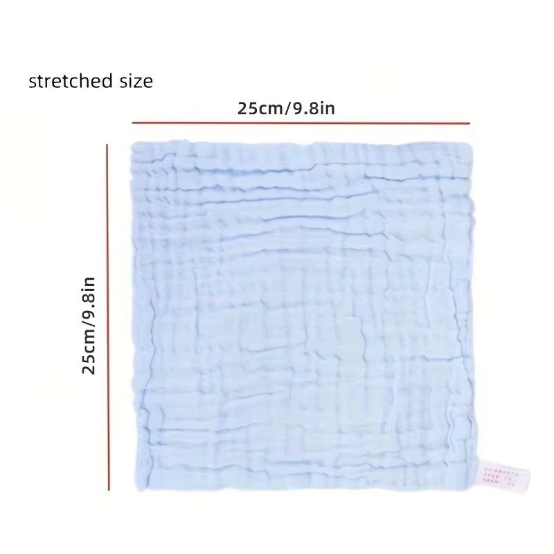 Baby Muslin Washcloths Soft Newborn Baby Face Towel for Sensitive Skin- Baby Registry as Shower